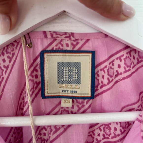 Bell by Alicia Bell Pink 'Callie' Long Sleeve Ruffle Top (XS) - Picture 3 of 12